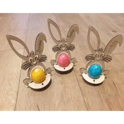 Clearance Osterhase, Osterdekoration, Halter für Überraschungsei oder Osterei, Ostergeschenk, Eierhalter, Geschenk Ostern, Bausatz Osterhasen