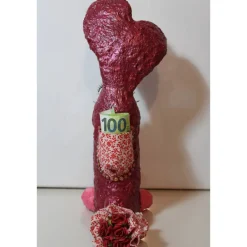 Clearance Osterhase ROSI OSTERHASE Kunst Skulptur Künstler-Figur Osterdeko Geldgeschenk Upcycling Osterhasen