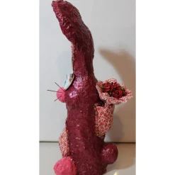 Clearance Osterhase ROSI OSTERHASE Kunst Skulptur Künstler-Figur Osterdeko Geldgeschenk Upcycling Osterhasen