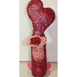 Clearance Osterhase ROSI OSTERHASE Kunst Skulptur Künstler-Figur Osterdeko Geldgeschenk Upcycling Osterhasen