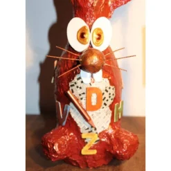 Sale Osterhase RÄTSELHASE handgefertigte Künstler-Figur Osterdeko Geschenk für Rätselfreunde Geldgeschenk Osterhasen