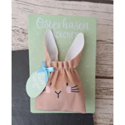 Outlet Osterhasen Säckchen für Geldgeschenke ~ Ostersäckchen Braun ~ Ostern ~ Deko ~ Früh Geschenkverpackungen