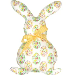 Discount Osterhasen Stoffhasen 2er Set Bunt – Handgemachte Deko Hasen aus Baumwollstoff Osterhasen