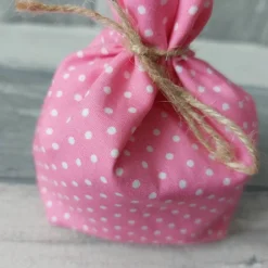 Osterhasenbeutel Stoff Punkte klein Geschenkverpackungen