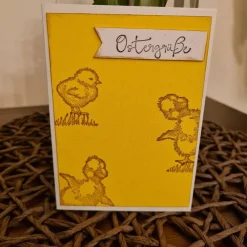 Clearance Osterkarte - Ostergrüße - Kucken - Entchen Osterkarten