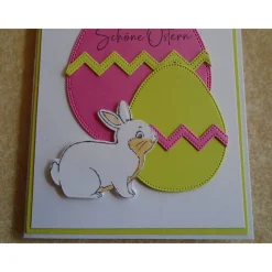 Outlet Osterkarte  Ostern Grusskarte Osterhase Hase Eier Osterkarten