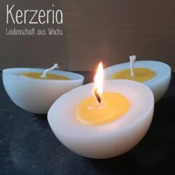 Osterkerzen|Kerzeria Osterkerzen Spiegelei 3er Set