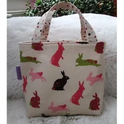 Best Osterkörbchen, Osternest, Osterhasen-Utensilo, Tasche zum Ostereier sammeln, Kindertasche mit Häschen Osterkörbchen
