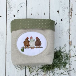 Osterkörbchen|Bachbienchen Osterkörbchen Utensilo  – Geschenkbeutel & Aufbewahrung im Frühlingsdesign