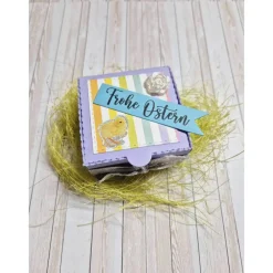 Outlet Ostern Geschenkbox für Teelicht – Handgemachte Geschenkidee im österlichen Design Geschenkverpackungen
