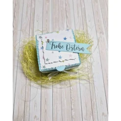 Ostern Geschenkbox für Teelicht – Handgemachte Geschenkidee im österlichen Design Geschenkverpackungen