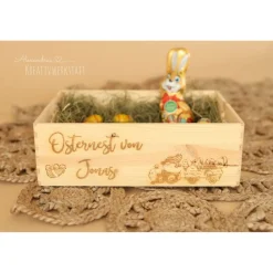 Sale Osternest, Osterkiste, Osterdekoration, Ostergeschenk, Geschenk Ostern, Kiste zu Ostern Osterkörbchen