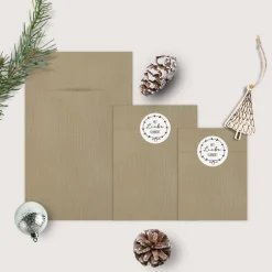 Online Papiertüten aus Kraftpapier / Flachbeutel in verschiedenen Größen als Geschenkverpackung für jeden Anlass Weihnachtstüten