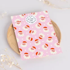Online Papiertüten Set *Santa is coming* / Motiv 1 / Flachbeutel in versch. Größen für Advent und Weihnachten Weihnachtstüten