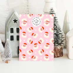 Online Papiertüten Set *Santa is coming* / Motiv 1 / Flachbeutel in versch. Größen für Advent und Weihnachten Weihnachtstüten