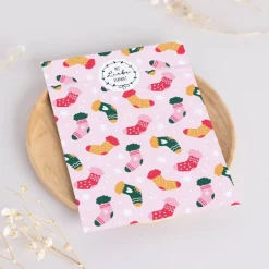 Discount Papiertüten Set *Santa is coming* / Motiv 3 / Flachbeutel in versch. Größen für Advent und Weihnachten Weihnachtstüten
