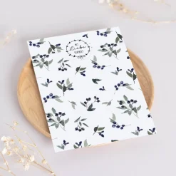 Clearance Papiertüten Set *Winter Floral* / Motiv 3 / Flachbeutel in verschiedenen Größen für Advent und Weihnachten Weihnachtstüten