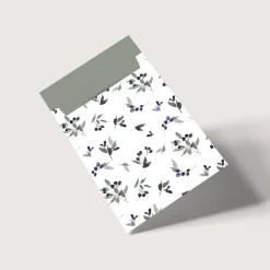 Clearance Papiertüten Set *Winter Floral* / Motiv 3 / Flachbeutel in verschiedenen Größen für Advent und Weihnachten Weihnachtstüten