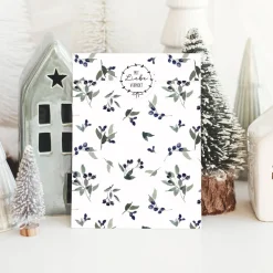 Clearance Papiertüten Set *Winter Floral* / Motiv 3 / Flachbeutel in verschiedenen Größen für Advent und Weihnachten Weihnachtstüten