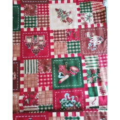Online Patchworkstoff  - brauner Stoff mit dunkelroten Herzen und beigen Blumen, Moda Fabrics Weihnachtsstoffe