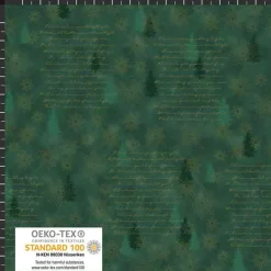 Hot Patchworkstoff Star Springle, beiger Quiltstoff mit kleinen beigen und goldenen unregelmässigen Tupfen Weihnachtsstoffe