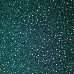 Patchworkstoff Star Springle, roter Quiltstoff mit kleinen Blüten und goldenen Sterne. Weihnachtsstoffe