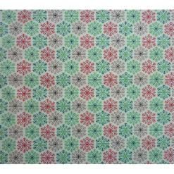 Sale Patchworkstoff Tante Ema kleine grüne, rote und braune Kristalle Weihnachtsstoffe