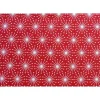New Patchworkstoff Tante Ema weihnachtliche, filigrane Kristalle in weiß auf rotem Hintergrund Weihnachtsstoffe