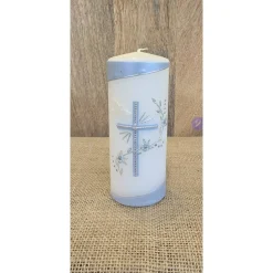Clearance Patenkerze - Perlmutt 15x6 in verschiedenen Farben Taufkerzen