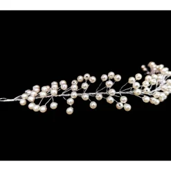 Accessoires|Tinas Schmucktruhe Perlen-Haarranke , Braut Haarschmuck, silber-weiss