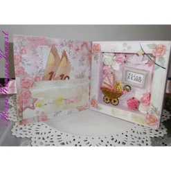 Online Personalisierbares Geldgeschenk * Taufe * Geburt * Babyparty * Deko zur Taufe/Geburt/Babyparty * 3D-Shadowbox * Taufpate Geldgeschenke