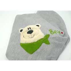 Best Personalisierte Babydecke Eisbär Teddy mit Wunschnamen - Kuscheldecke mit Namen Schmusedecke Gastgeschenke