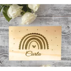 Best Personalisierte Box/ Regenbogen Geschenkebox für verschiedene Anlässe wie Hochzeit, Geburtstag, Taufe, Weihnac Dekoration