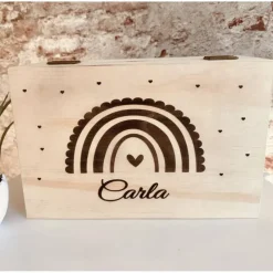 Best Personalisierte Box/ Regenbogen Geschenkebox für verschiedene Anlässe wie Hochzeit, Geburtstag, Taufe, Weihnac Dekoration