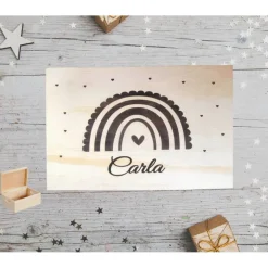 Best Personalisierte Box/ Regenbogen Geschenkebox für verschiedene Anlässe wie Hochzeit, Geburtstag, Taufe, Weihnac Dekoration