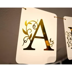 New Personalisierte Girlande/ Banner/Wimpelkette/ Edlen Girlande Dekoration