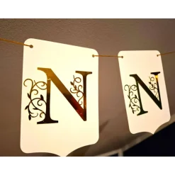 New Personalisierte Girlande/ Banner/Wimpelkette/ Edlen Girlande Dekoration
