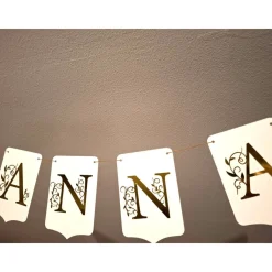New Personalisierte Girlande/ Banner/Wimpelkette/ Edlen Girlande Dekoration