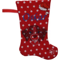 Personalisierte Nikolausstiefel mit Beagle Motiv Nikolausstiefel
