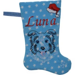 Best Personalisierte Nikolausstiefel mit Border Collie Motiv Nikolausstiefel