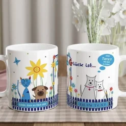Clearance Personalisierte Tasse für Tierarzt/Tierärztin mit Spruch – Geschenk für Tierfreunde, Hunde & Katzen Geschenke