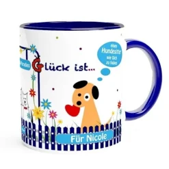 Discount Personalisierte Tasse für Hundesitter – Dankeschön Geschenk Gassigänger mit Spruch und Hundemotiv Geschenke
