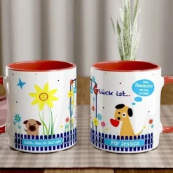 Discount Personalisierte Tasse für Hundesitter – Dankeschön Geschenk Gassigänger mit Spruch und Hundemotiv Geschenke