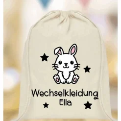 Hot Personalisierte Wechseltasche / Kindergarten Beutel mit Namen | Wechselbeutel | Beutel Kita | Kindergartentasche Kindert Kinder Kindergartentaschen