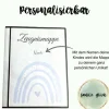 Best Personalisierte Zeugnismappe, blauer Regenbogen, Geschenk Einschulung, Schulkind, Zeugnisordner, Schulstart, Mappe Kinder Einschulung