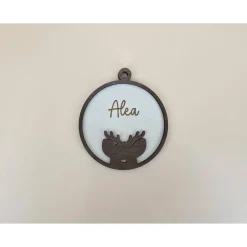 Baumschmuck Personalisierbar|ArtiksHolzWunder Personalisierter Geschenk Anhänger Weihnachtsbaum Holzanhänger Christbaum Tannenbaum Weihnachtskugel mit Name