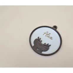 Baumschmuck Personalisierbar|ArtiksHolzWunder Personalisierter Geschenk Anhänger Weihnachtsbaum Holzanhänger Christbaum Tannenbaum Weihnachtskugel mit Name