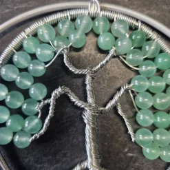 Geschenke|Nics-Drahtkunst und mehr Personalisierter Lebensbaum, handmade, mit echten Edelsteinperlen. Geschenk zur Kommunion, Taufe, Geburt oder Geburtstag