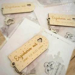 Best Personalisierter Schlüsselanhänger / Abschiedsgeschenk Erzieherin/Erzieher/Kita/Kindergarten / Personalisierte Geschenke Kinder Danksagungskarten