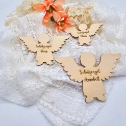 Discount Personalisierter Schutzengel | Schutzengel Taufe | Geschenk Geburt | Schutzengel aus Holz | verschiedene Größen | Schutz Hochzeitsdeko